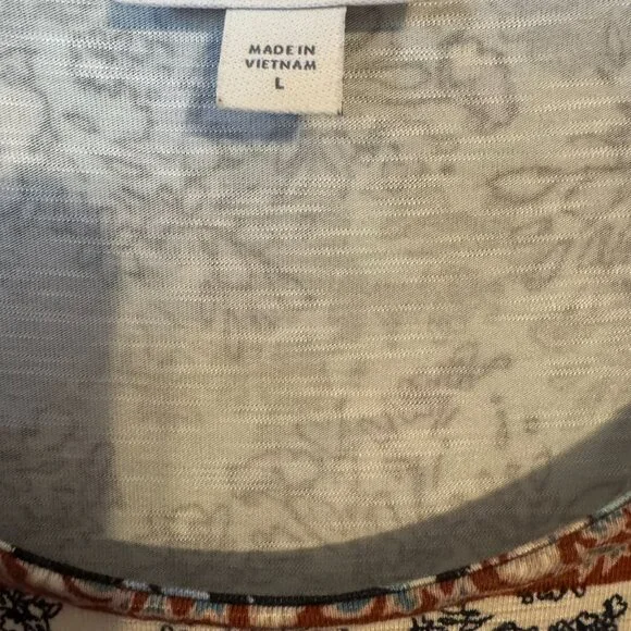 Cato Multicolor Paisley Wide Leg Pants - Picture 6 of 7